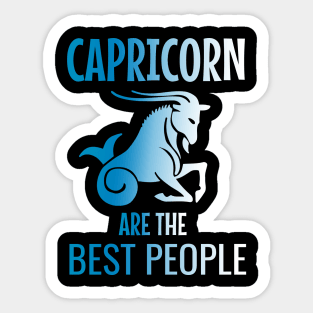 Capricorn are the best people Sticker